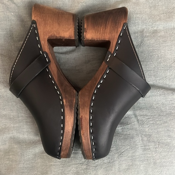 Lotta of Stockholm Black Heel Clog - 39 (EUC) - Picture 4 of 8